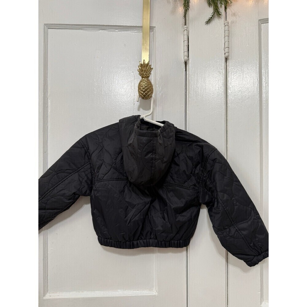 Old Navy Youth Black Puffer Jacket S 6–7 - Picture 4 of 6
